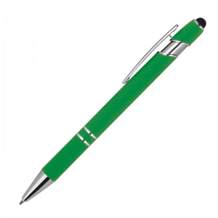 Długopis aluminiowy touch pen - zielony - (NMC-13689-09)