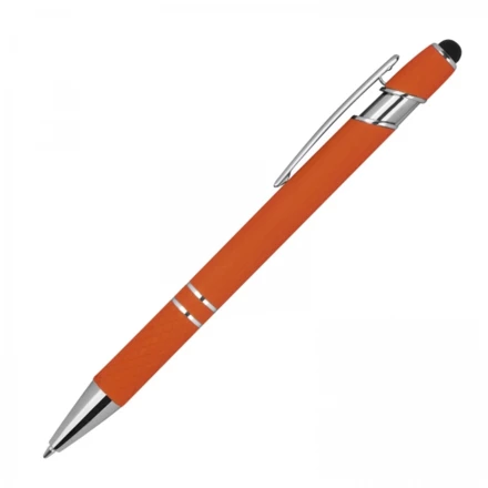 Długopis aluminiowy touch pen - pomarańczowy - (NMC-13689-10)