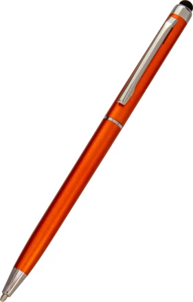 Długopis plastikowy touch pen - pomarańczowy - (NMC-18786-10)