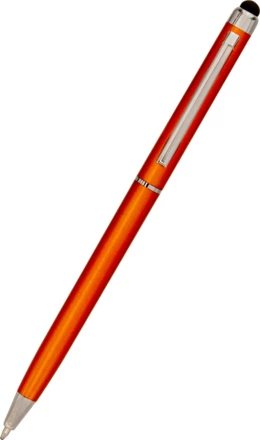Długopis plastikowy touch pen - pomarańczowy - (NMC-18786-10)