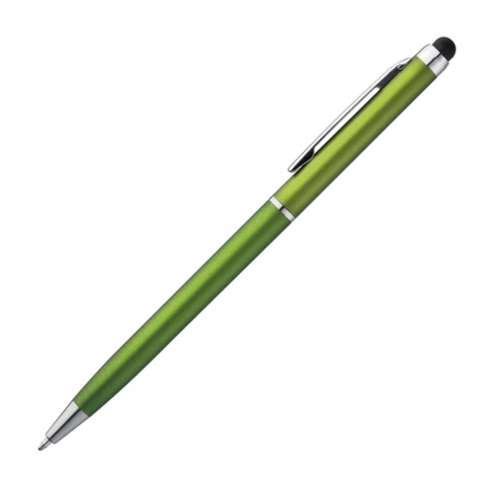 Długopis plastikowy touch pen - jasnozielony - (NMC-18786-29)