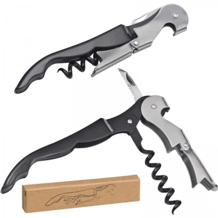 Nóż kelnerski - czarny - (NMC-82865-03)