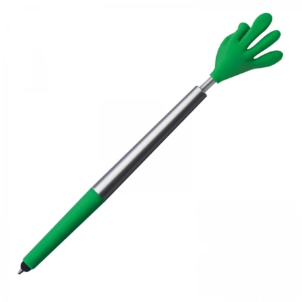 Plastic pen Smile Hand CrisMa - green - (NMC-13415-09)