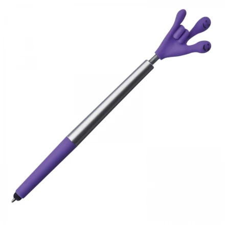 Długopis plastikowy touch pen Smile Hand CrisMa - fioletowy - (NMC-13415-12)