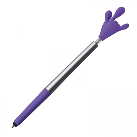 Długopis plastikowy touch pen Smile Hand CrisMa - fioletowy - (NMC-13415-12)