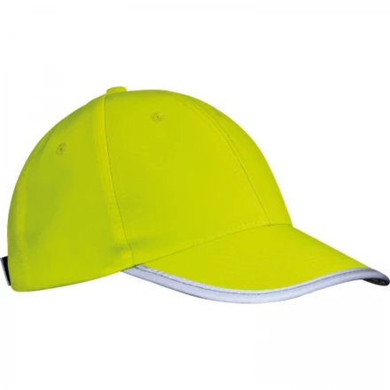 Reflective kids 6-panel cap - yellow - (NMC-53398-08)