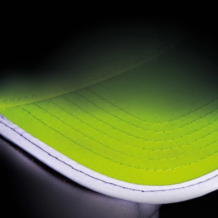 Reflective kids 6-panel cap - yellow - (NMC-53398-08)