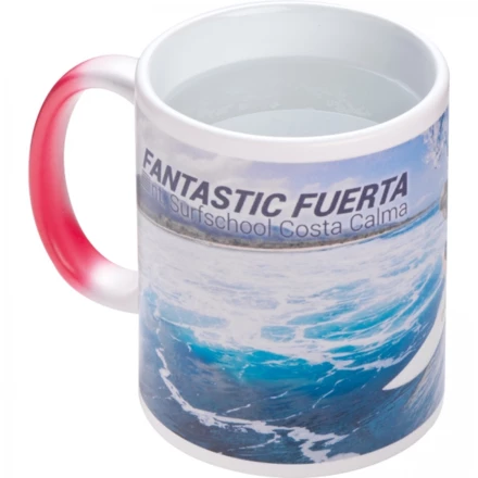 Ceramic mug color changing sublimation 300 ml - red - (NMC-83438-05)