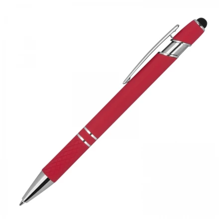 Długopis aluminiowy touch pen - czerwony - (NMC-13689-05)