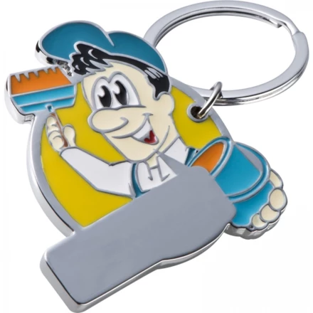 Brelok metalowy CrisMa - żółty - (NMC-93481-08)