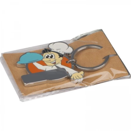 Brelok metalowy CrisMa - pomarańczowy - (NMC-93481-10)