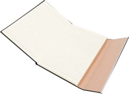 Notatnik A5 w linie soft touch - czarny - (NMC-20087-03)