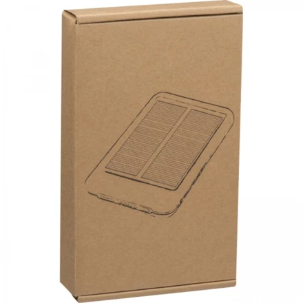 Power bank 4000 mAh solarny - czarny - (NMC-23559-03)