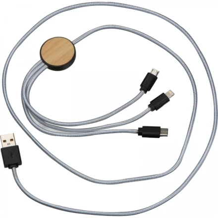 3in1 charging cable - grey - (NMC-33951-07)