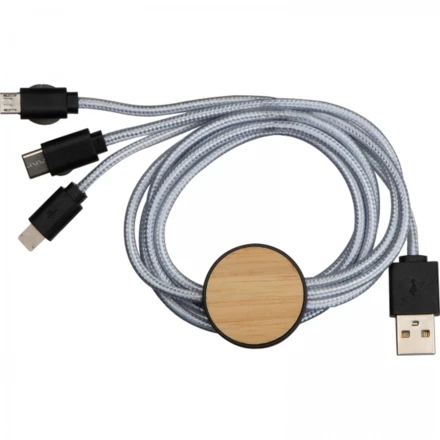 3in1 charging cable - grey - (NMC-33951-07)