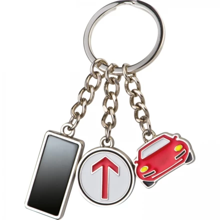 Brelok metalowy - wielokolorowy - (NMC-90039-CA)