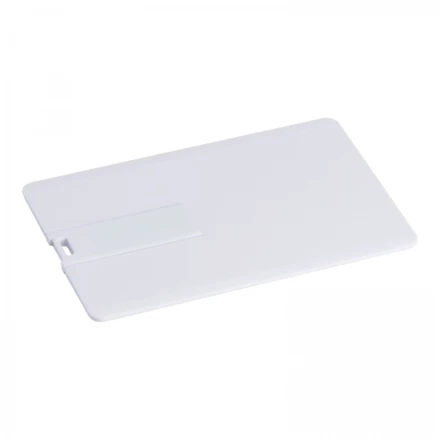 Plastic card USB flash drive 8GB 2.0 - white - (NMC-20336-06)