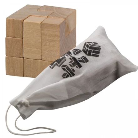 Gra układanka drewniana - brązowy - (NMC-50425-01)