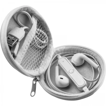 Słuchawki douszne bluetooth - biały - (NMC-30471-06)