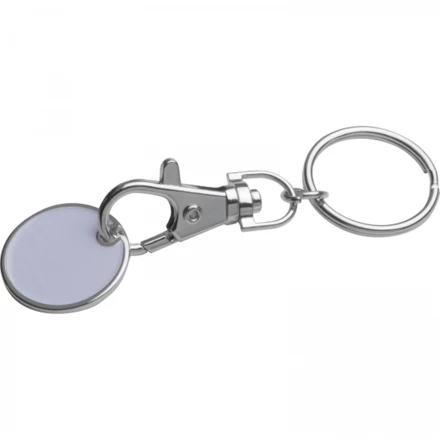 Keyring with token - white - (NMC-90477-06)
