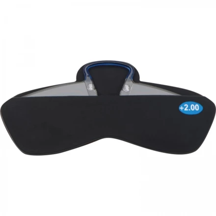 Okulary +2.00 z etui do smartfona - czarny - (NMC-50755-03)