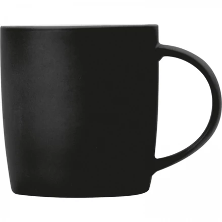 Kubek ceramiczny soft touch 300 ml - czarny - (NMC-80654-03)
