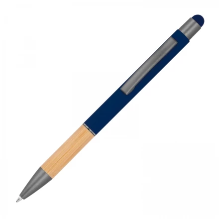 Długopis metalowy touch pen soft touch - granatowy - (NMC-13581-44)