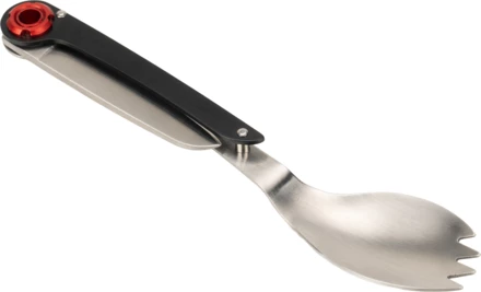 Sztućce turystyczne LATEMAR Schwarzwolf - czarny - (NMC-F4800300AJ3-03)