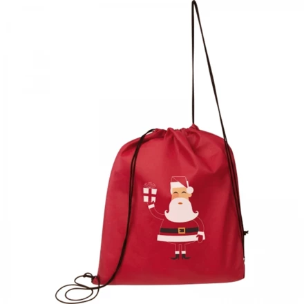 Bag with a Christmas motif - red - (NMC-60873-WE)