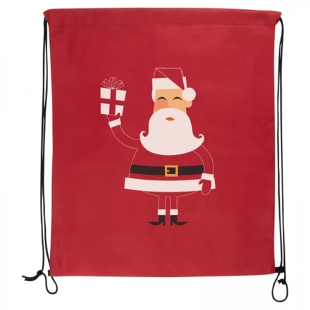Bag with a Christmas motif - red - (NMC-60873-WE)