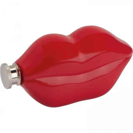 Piersiówka 178 ml usta - czerwony - (NMC-60793-05)