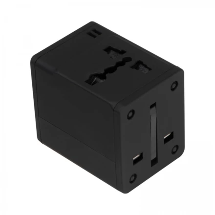 Travel adapter - black - (NMC-40838-03)