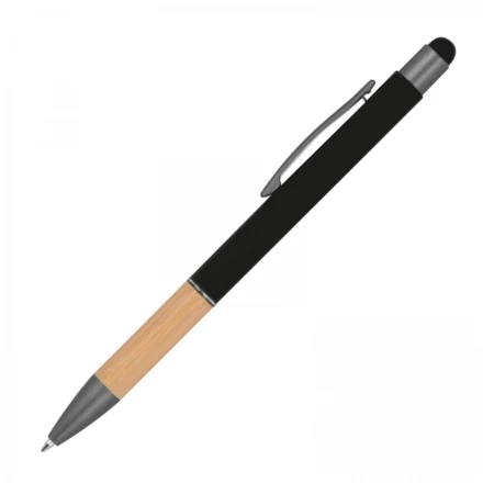 Długopis metalowy touch pen soft touch - czarny - (NMC-13581-03)