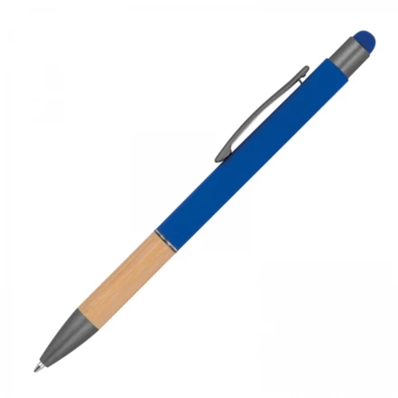 Długopis metalowy touch pen soft touch - niebieski - (NMC-13581-04)
