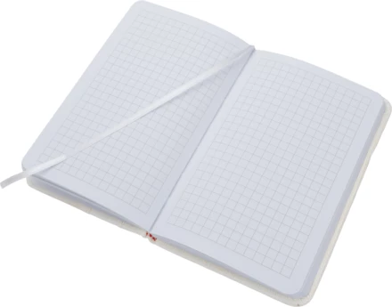 Notatnik A6 w kratkę - biały - (NMC-21364-06)