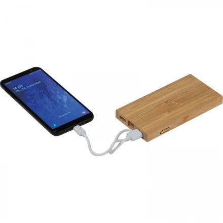 Power bank 8000 mAh - beżowy - (NMC-31473-13)