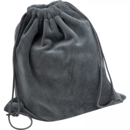 Zestaw podróżny poduszka, opaska, zatyczki do uszu - szary - (NMC-61429-07)