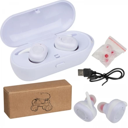Słuchawki douszne bluetooth - biały - (NMC-31462-06)
