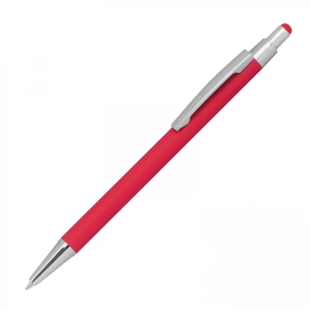 Metal soft touch touch pen - red - (NMC-10964-05)