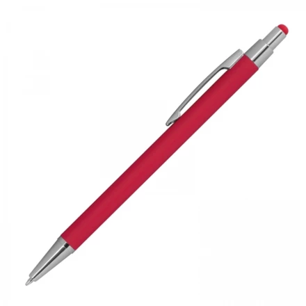 Metal soft touch touch pen - red - (NMC-10964-05)