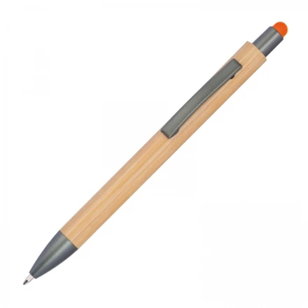 Długopis drewniany touch pen - pomarańczowy - (NMC-12194-10)
