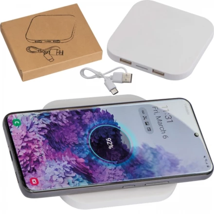 Wireless charger - white - (NMC-33598-06)