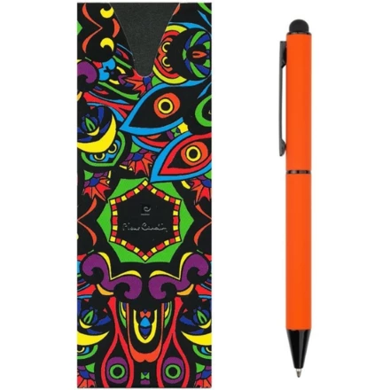 Metal ballpoint pen touch pen soft touch CELEBRATION Pierre Cardin - orange - (NMC-B010170-1IP310)