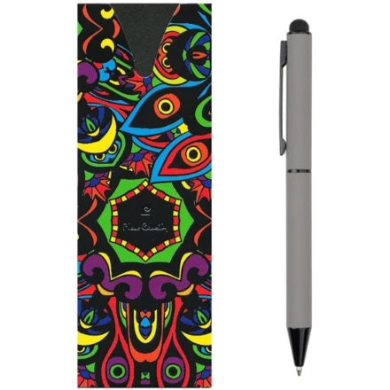 Długopis metalowy touch pen soft touch CELEBRATION Pierre Cardin - szary - (NMC-B010170-8IP307)