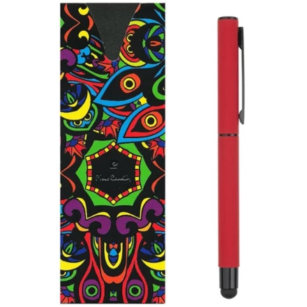 Pióro kulkowe touch pen, soft touch CELEBRATION Pierre Cardin - czerwony - (NMC-B030060-3IP305)