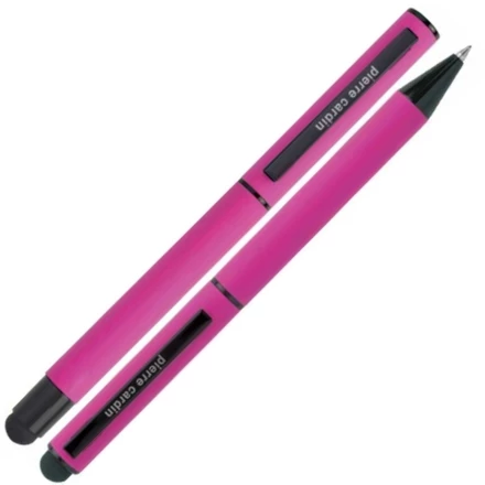 Zestaw piśmienny długopis i pióro kulkowe touch pen soft touch CELEBRATION Pierre Cardin - różowy - (NMC-B040100-2IP311)