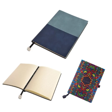 Notatnik A5 w kropki REPORTER Pierre Cardin - jasnoniebieski - (NMC-B400050-1IP324)