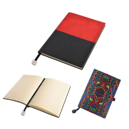 Notatnik A5 w kropki REPORTER Pierre Cardin - czerwony - (NMC-B400050-2IP305)