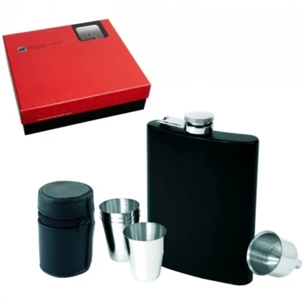 Piersiówka 236 ml MADONIE Schwarzwolf - czarny - (NMC-F5000200AJ3-03)