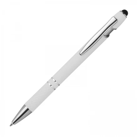 Długopis aluminiowy touch pen - biały - (NMC-13689-06)